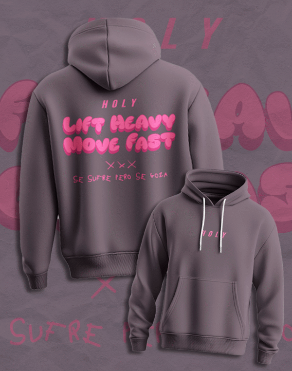 Hoodies "Lift Heavy Move Fast"