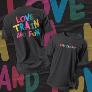T-shirt "Love Train and Fun"